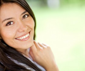 Happy happy smiling woman Stock Photo 03