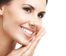 Happy happy smiling woman Stock Photo 08