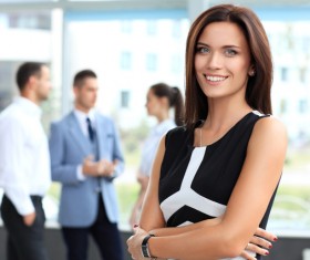 Happy happy smiling woman Stock Photo 11