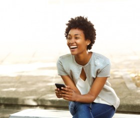 Happy happy smiling woman Stock Photo 14