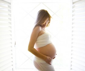 Happy pregnant woman Stock Photo 03