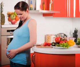 Happy pregnant woman Stock Photo 05
