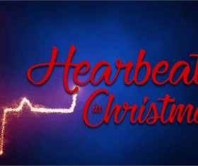 Heartbeat Christmas Font