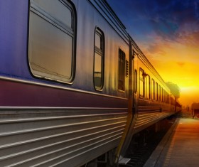 High speed pendulum train Stock Photo 02
