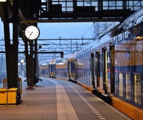 High speed pendulum train Stock Photo 05