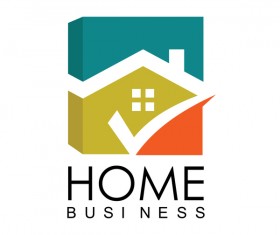 Home business logo vector