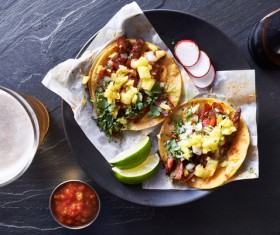 Homemade tasty tacos Stock Photo 01