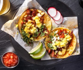 Homemade tasty tacos Stock Photo 02