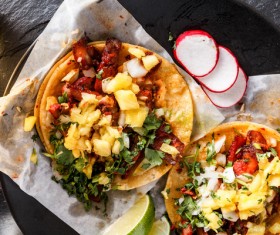 Homemade tasty tacos Stock Photo 03