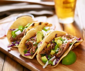 Homemade tasty tacos Stock Photo 07