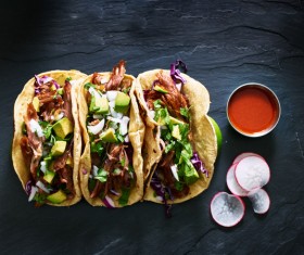 Homemade tasty tacos Stock Photo 10