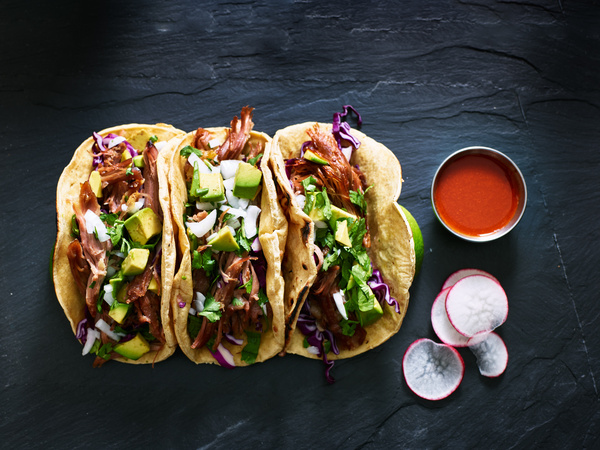 Homemade tasty tacos Stock Photo 10