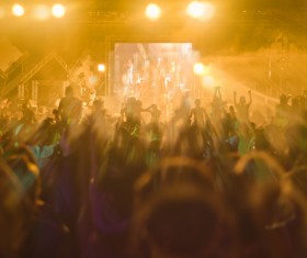 In the nightclub carnival of the young man Stock Photo 03