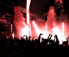 In the nightclub carnival of the young man Stock Photo 05