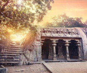 India ancient temple Stock Photo 03