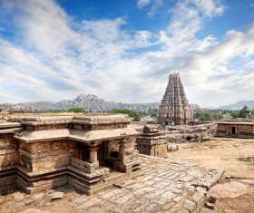 India ancient temple Stock Photo 04