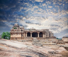 India ancient temple Stock Photo 06