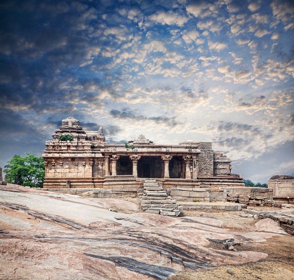 India ancient temple Stock Photo 06