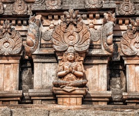India ancient temple Stock Photo 07