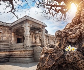 India ancient temple Stock Photo 08