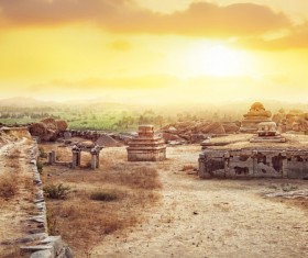 India ancient temple Stock Photo 11