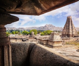 India ancient temple Stock Photo 14