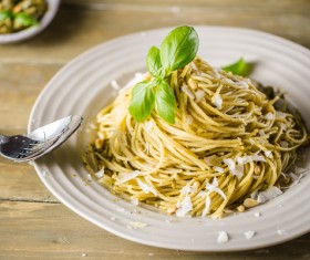 Italian Delicious Pasta Stock Photo 03