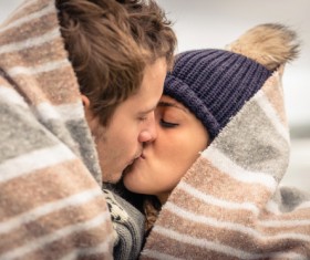 Kissing Couples Stock Photo 01