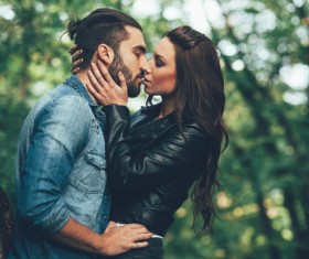 Kissing Couples Stock Photo 04