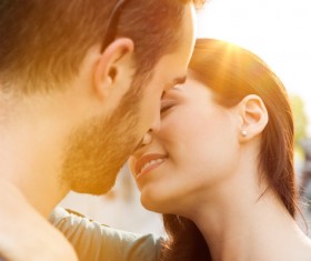 Kissing Couples Stock Photo 06