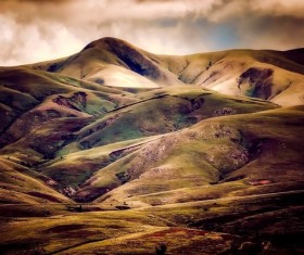 Landscape hills Stock Photo