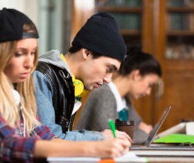 Learn college students Stock Photo 02