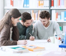 Learn college students Stock Photo 03