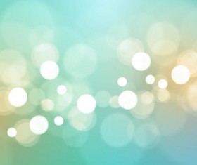 Light green bokeh vector background