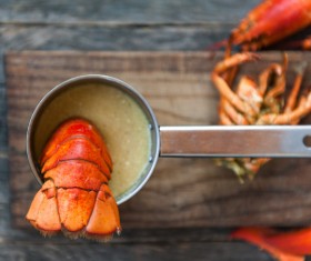 Lobster seafood soup Stock Photo 02