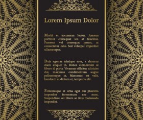 Luxury doily background vectors 01