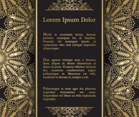 Luxury doily background vectors 02