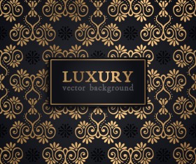 Luxury ornament gold decoration background vector 02