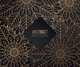 Luxury ornament gold decoration background vector 05