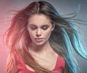 Makeup beautiful girl Stock Photo 03