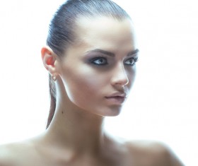 Makeup beautiful girl Stock Photo 04