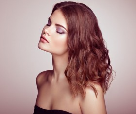 Makeup beautiful girl Stock Photo 05