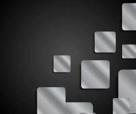 Metal squares notext vector background