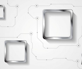 Metal squares vector background