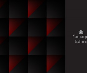 Modern red with black background vector