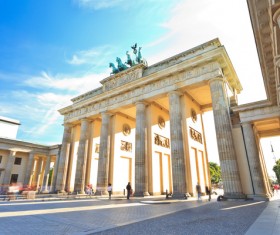 Munich Arc de Triomphe Stock Photo