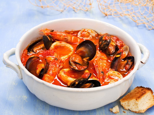 Mussels seafood soup Stock Photo 03