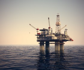 Offshore drilling platform Stock Photo 03