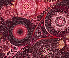 Ornate seamless paisley pattern vectors 17