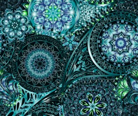 Ornate seamless paisley pattern vectors 18